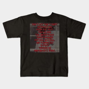 Mankind Undertaker Hell in a Cell Copypasta Shirt Kids T-Shirt